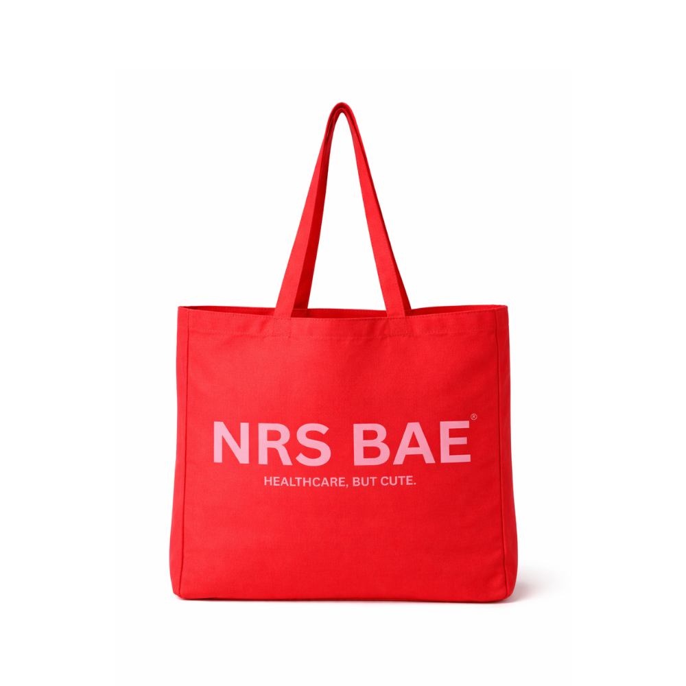 NRS BAE| STAT: LOVE TOTE BAG
