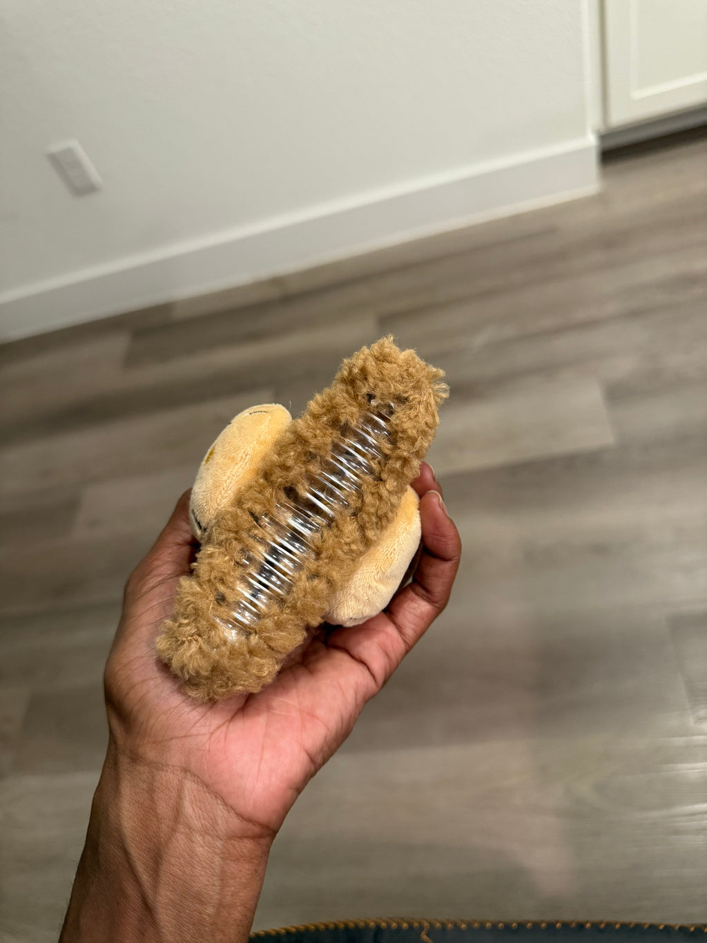 Hello Kitty Furrr Hair Clip- Brown Kitty